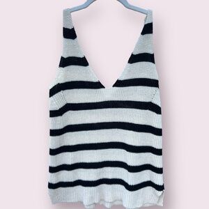 Self Contrast Nanette Light Knit Tank